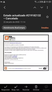 Pago cancelado