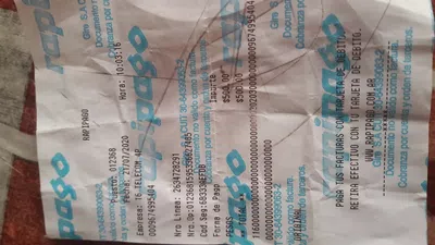 Recarga no acreditada