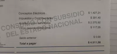 Facturación exagerada ajustes y conceptos