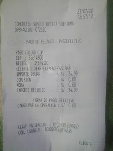 No recibí el producto