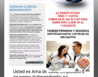 Que me den el prestamo sin tener que pagar de nuevo
