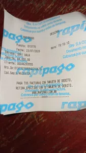 Pagué mal el deposito