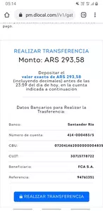 No me devuelven mi dinero a mi cuenta