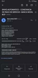 No llego correo de confirmacion