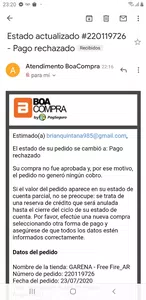Pago cancelado