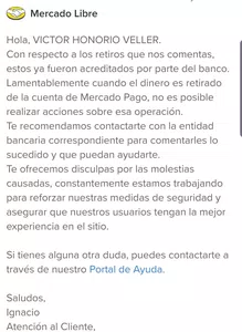 Robaron dinero de la plataforma de mi cuenta y me responden que están mejorando