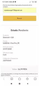 No me llega la recarga