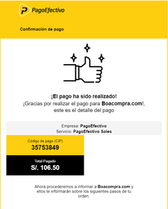 No se confirma el pago