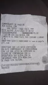 No me llega mí tarjeta semanal