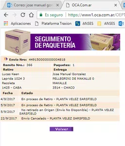 Necesito el telefono que compre