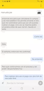 Robo en compra mercado pago