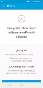 Mercado pago cuenta restringuida