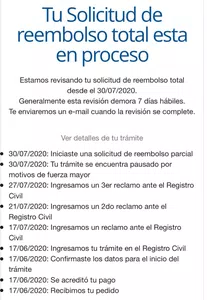 Incumplimiento de servicio y negación a reintegrar dinero cobrado