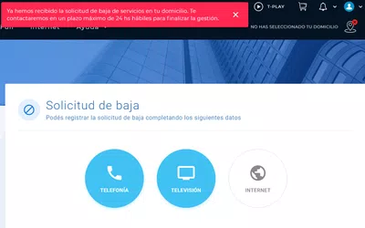 No atienden solicitud de baja