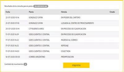 Demora en entrega de encominda