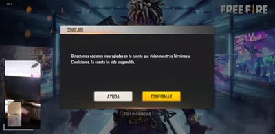 Me banearon mi cuenta