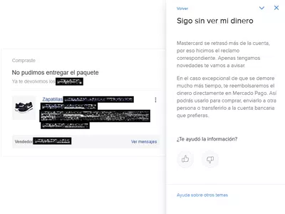 Reintegro de dinero