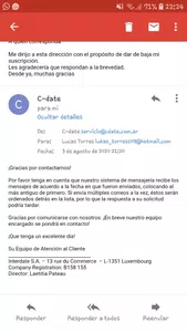 Complicaciones para dar de baja la suscripción premium