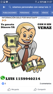 No realizó  depósito de prestamo