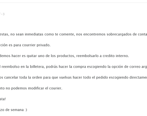 Problema por "orden excede categorias"
