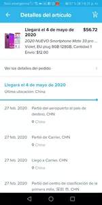 No recibí el producto