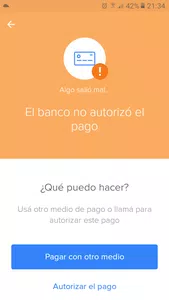 Problemas con targeta de debito