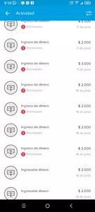 Rechazo de dineri