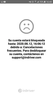 Desbloqueo de cuenta