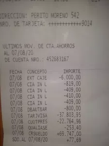 Sin autorización debitan de mi cuenta