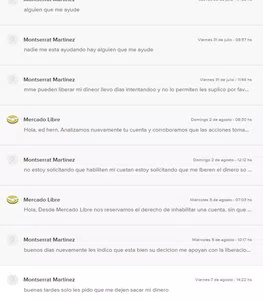 Mercado libre no apoyo a enfermos con covid