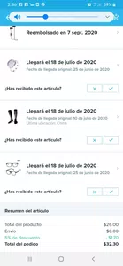 No llegan los pedidos que realicé