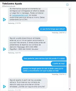 Telecentro me estafó