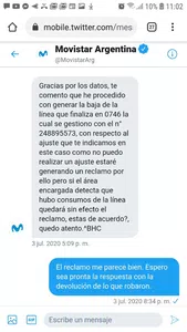 Estafa con cobros abono siendo que se pidió baja meses anteriores