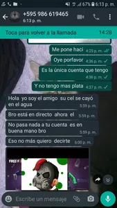 Usa mi cuenta sin mi permiso