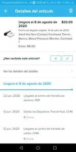 No llego mi pedido