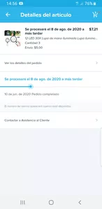 Aclare compromiso a cliente de wish atención cliente