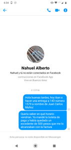Me estafaron por facebook