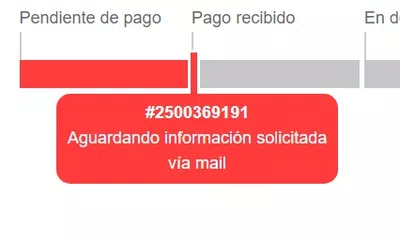 Tengo que confirmar datos via mail y no recibi ningun mail