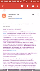 Cuenta suspendida injustamente