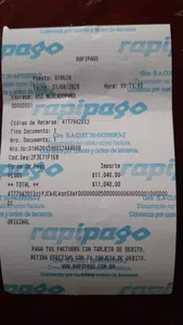 Nunca depositen en un rapipago para mercado pago