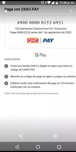No me deja recargar diamantes