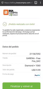 Suspension de cuenta