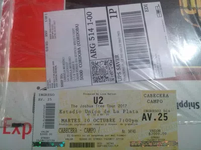 Entrega de entrada correcta