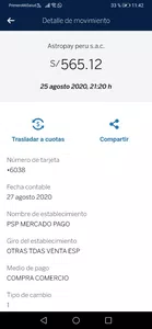 Rembolso por compra cancelada