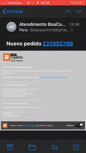 No me llega el pedido con el pago ya realizado