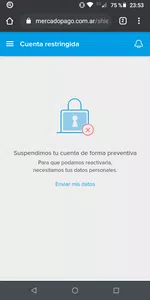 Mercado libre cierra cuentas y no devuelve dinero en cuenta