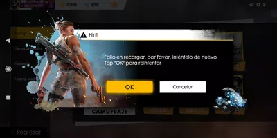 Fallo en recargar