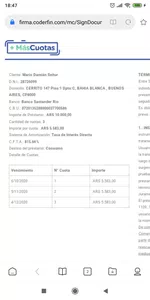 Deposito de prestamo pendiente