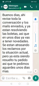 No recibo la factura hace más de un año