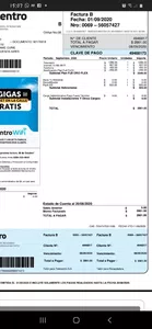 Aumento de factura